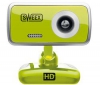 SWEEX Webcam WC065 nefritová zelená + Slúchadlá mikrofón DR210DP + Hub USB 4 porty UH-10