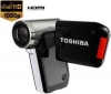 TOSHIBA HD videokamera Camileo P30 + Púzdro Pix Compact + Batéria NP60 + Pamäťová karta SDHC 4 GB + Konvertor 12/230V USB Power Inverter + Čítačka kariet 1000 & 1 USB 2.0