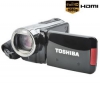 TOSHIBA HD videokamera Camileo X100 + Batéria lithium PX1657E-1BRS + Pamäťová karta SDHC 4 GB + Kábel HDMi samec/HDMi mini samec (2m)