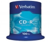 VERBATIM CD-R 700 MB (100 kusov) + RBNW-224 CD case