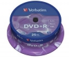VERBATIM DVD+R 4,7 GB (balenie 25 ks)