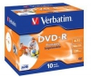 VERBATIM DVD-R možnost potlače 4,7 GB (sada 10 ks)