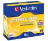 VERBATIM DVD+RW 4,7 GB (5 kusov)