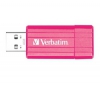 VERBATIM USB kľúč Store'n' Go PinStripe 4 GB - teplá ružová