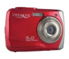 VISTAQUEST VQ-8900WP - červený + Puzdro Pix Ultra Compact + Pamäťová karta MicroSD 2 GB + adaptér SD + Nabíjačka 8H LR6 (AA) + LR035 (AAA) V002 + 4 Batérie NiMH LR6 (AA) 2600 mAh